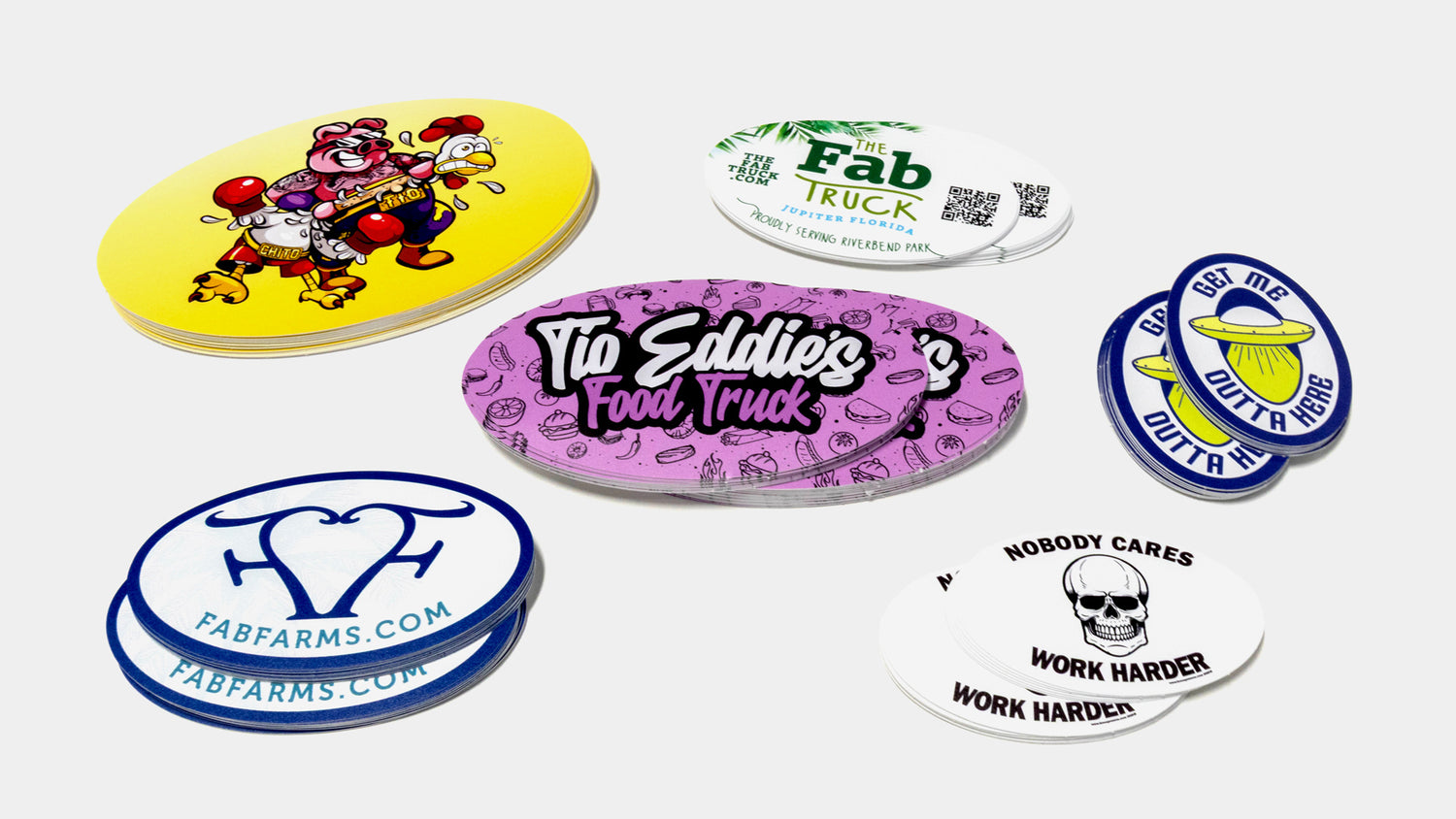 Oval Stickers